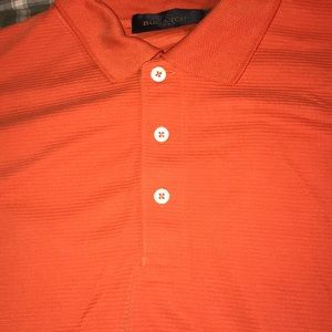 Bugatchi Orange long sleeve collared shirt
